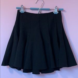 Lush A-Line Black Skirt